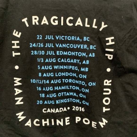 THE TRACIALLY HIP BAND MENS TOUR  TEE - Picture 4 of 5